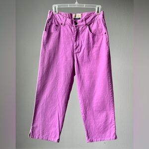 St.John‘s Bay  Women's Purple Cotton Capri, size 6